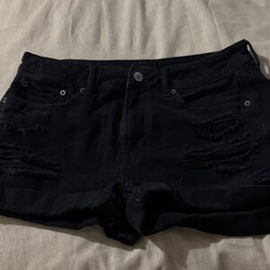American Eagle Outfitters Black Jean Shorts